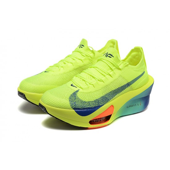 Nike Air Zoom Alphafly NEXT 3 Womens/Mens Neongreen footwear