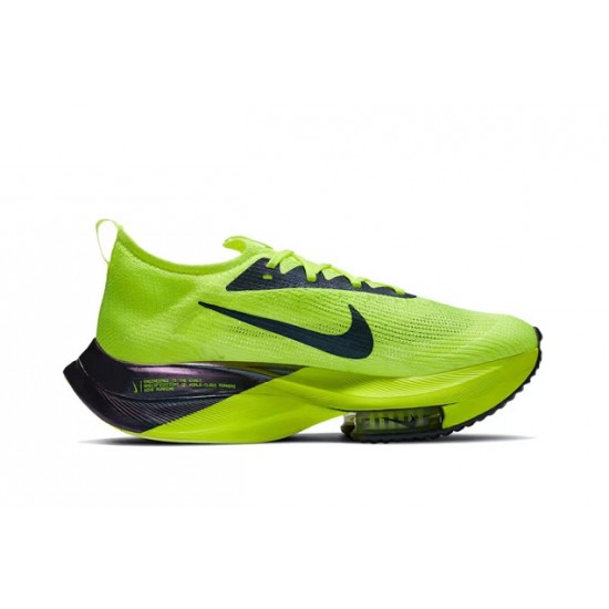 Mens Nike Air Zoom Alphafly Next 2 Mens Neongree Black footwear