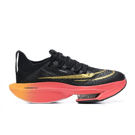 Nike Air Zoom Alphafly Next 2 Mens Black Gold footwear