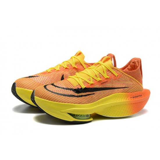 Nike Air Zoom Alphafly Next 2 Mens Orange and Yellow footwear