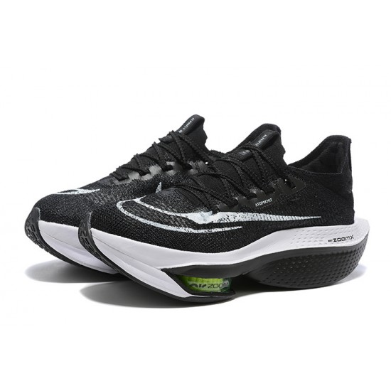 Nike Air Zoom Alphafly Next 2 Womens/Mens Black and White footwear