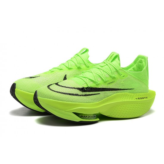 Nike Air Zoom Alphafly Next 2 Womens/Mens Neongreen footwear