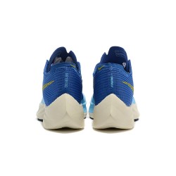 Nike ZoomX VaporFly NEXT Mens Blue Yellow footwear 