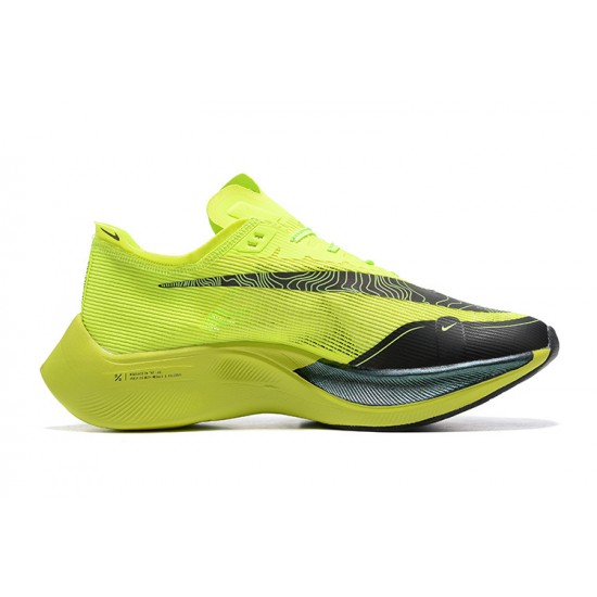 Nike ZoomX VaporFly NEXT Mens Chartreuse Black footwear