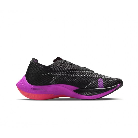 Nike ZoomX VaporFly NEXT Womens/Mens Black Purple footwear