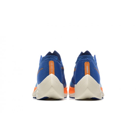 Nike ZoomX VaporFly NEXT Womens/Mens Blue Orange footwear