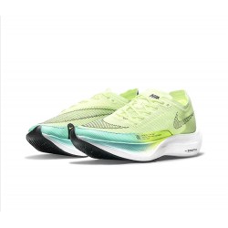 Nike ZoomX VaporFly NEXT Womens/Mens Green and Blue footwear 