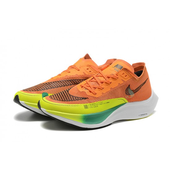 Nike ZoomX VaporFly NEXT Womens/Mens Orange White footwear