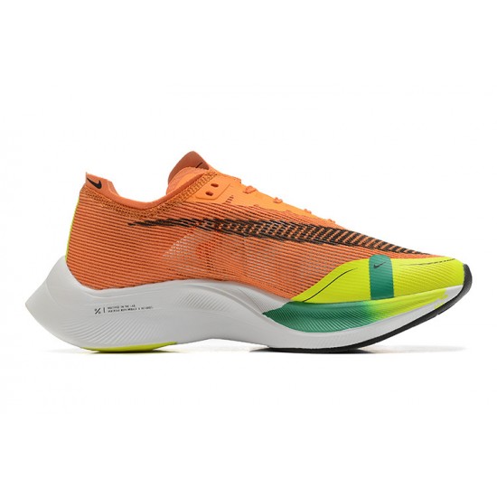 Nike ZoomX VaporFly NEXT Womens/Mens Orange White footwear