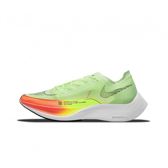 Nike ZoomX VaporFly NEXT Womens/Mens Red Yellow footwear