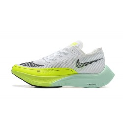 Nike ZoomX VaporFly NEXT Womens/Mens White Yellow footwear 