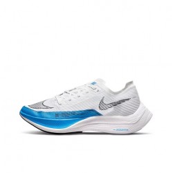 Nike ZoomX VaporFly NEXT Womens/Mens White and Blue footwear 