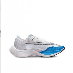 Nike ZoomX VaporFly NEXT Womens/Mens White and Blue footwear 