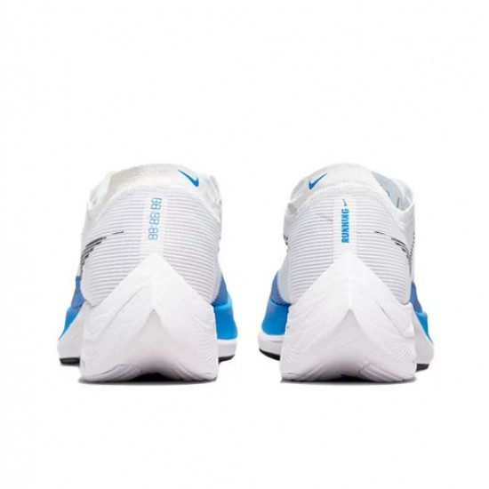 Nike ZoomX VaporFly NEXT Womens/Mens White and Blue footwear