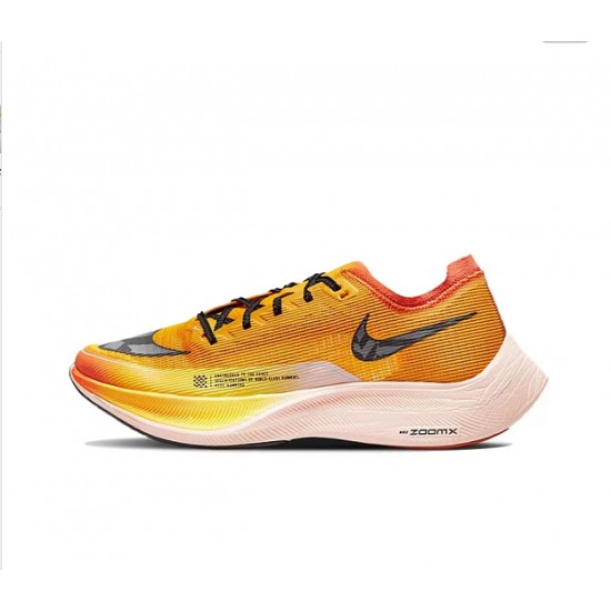 Nike ZoomX VaporFly NEXT Womens/Mens Yellow Black footwear