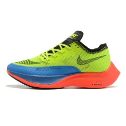 Nike ZoomX VaporFly NEXT Womens/Mens Yellow Blue footwear 