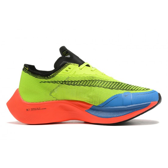 Nike ZoomX VaporFly NEXT Womens/Mens Yellow Blue footwear