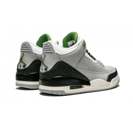 Nike Air Jordan 3 Retro Mens Chlorophyll 136064-006 Shoes