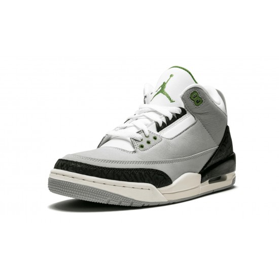 Nike Air Jordan 3 Retro Mens Chlorophyll 136064-006 Shoes